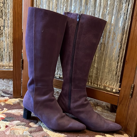 Chadwicks Shoes - 🌺FINAL PRICE🌺 Purple Suede Boots in size 7 - true to size